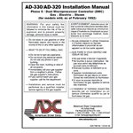 AD330 / 320 INSTALL. / OPER. MAN.