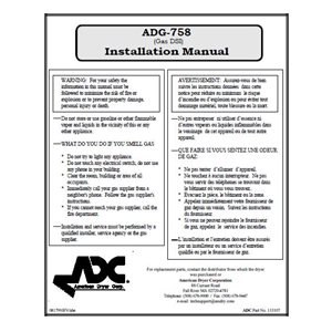 AD-758 (DSI) INSTR / OPER MANUAL
