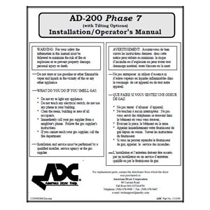 AD200 PH7 TILT INSTAL / OPER MAN