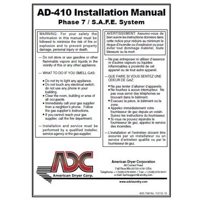 AD-410 PH-7 INSTALL / OPER MAN