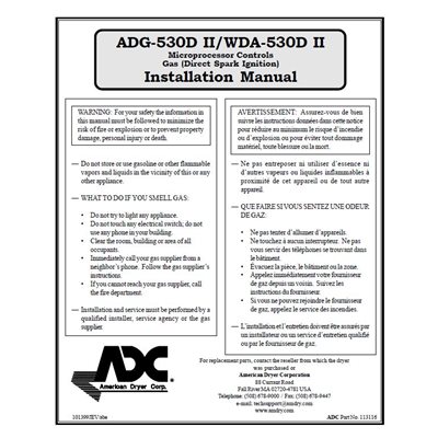AD-530 II (DSI) INST / OPER MAN.