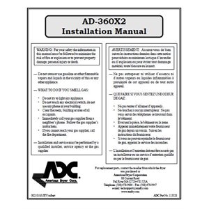 AD-360X2 INSTALLATION MANUAL