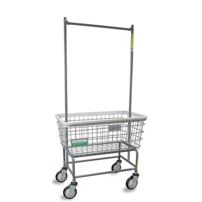 ANIRMICROBIAL LARGE CART W / DBL POLE