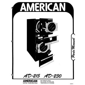 AD-215 / AD-230 PARTS MANUAL