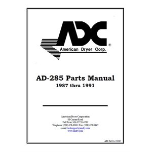 AD-285 PARTS MANUAL 87 / 91