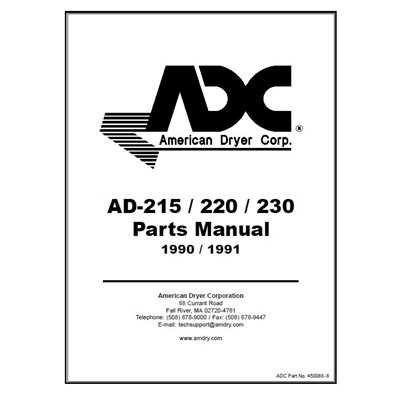 215 / 220 / 230 PARTS MAN 88 / 91