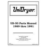 UD-50 PARTS MANUAL 89-91