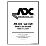 AD-330 / 320 PARTS MANUAL 89-91