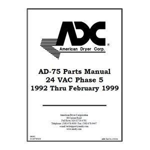 AD-75 PARTS MAN. 24 VAC