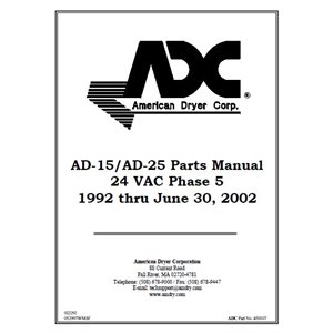 AD-15 / 25 PARTS MAN. 24 VAC