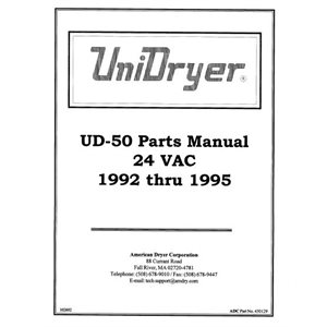 UD-50 PARTS MAN-24 VAC