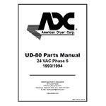 UD-80 PARTS MANUAL 1993 / 1994