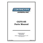 PARTS MANUAL / CG75-85