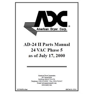 AD-24 II PARTS MANUAL