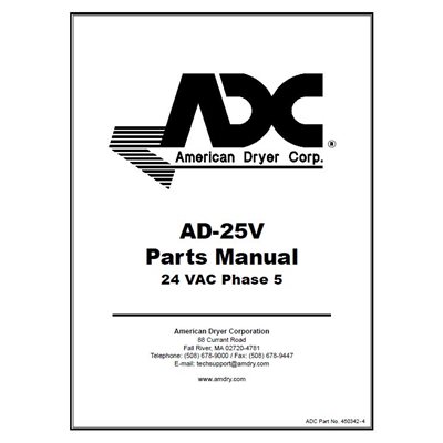AD-25V PARTS MANUAL