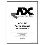 AD-25V PARTS MANUAL