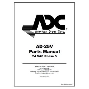AD-25V PARTS MANUAL