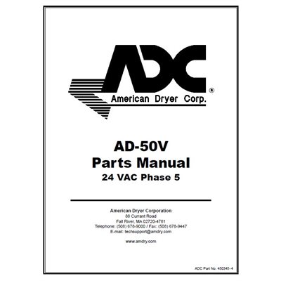 AD-50V PARTS MANUAL