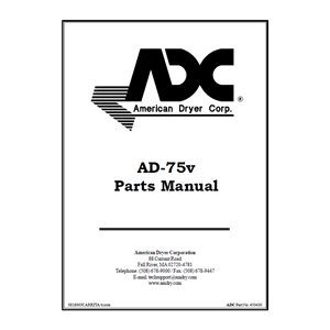 AD-75V PARTS MANUAL
