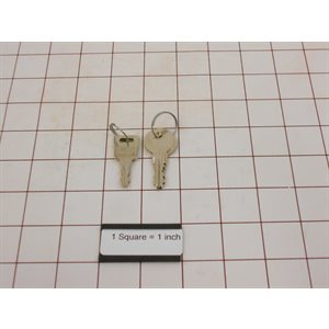 KIT, KEYS FOR G6 TOP PANEL REPLACES 471 782620