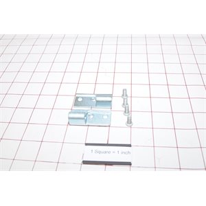 KIT,TD HINGE BLOCK (TOP & BOT) ALUM >>> REPLACES 487 021571