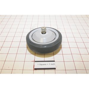 4"MEGA CASTER / GRAY / WHEEL ONLY