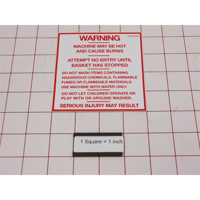 DECAL,WRN:PER.INJURY