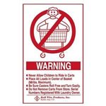 WALL MOUNTED WARNING SIGN-ENGLISH