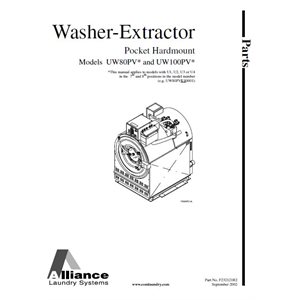 UW100PVQU1 PARTS MANUAL